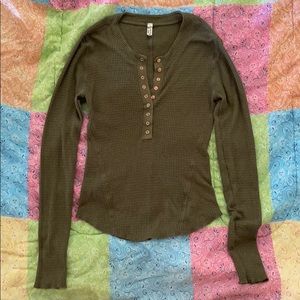 Free People one of the girls Henley